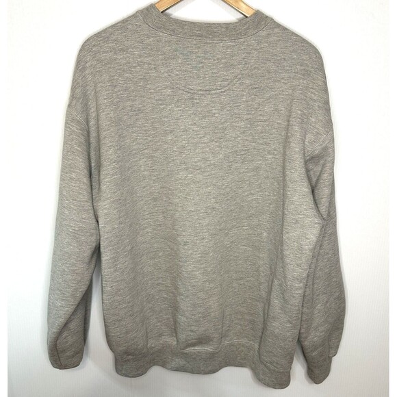 Vintage Cleveland Indians Sweatshirt Mens size Large Gray Baseball crew MLB 2002 - Picture 2 of 8